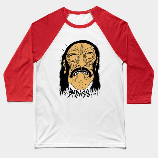 Danny Trejo is a f#@kin' badass innit! Baseball T-Shirt by Brownlazer